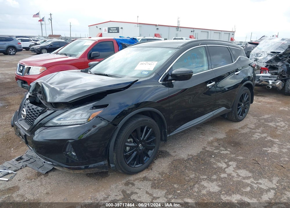 2022 NISSAN MURANO SV FWD VIN: 5N1AZ2BJ6NC124609