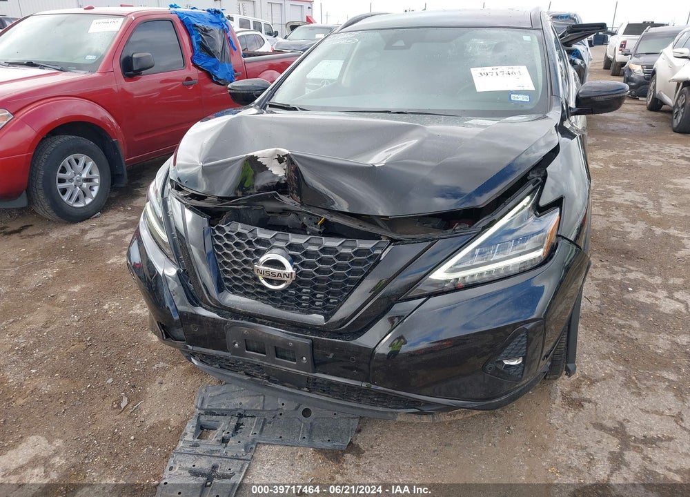 2022 NISSAN MURANO SV FWD VIN: 5N1AZ2BJ6NC124609