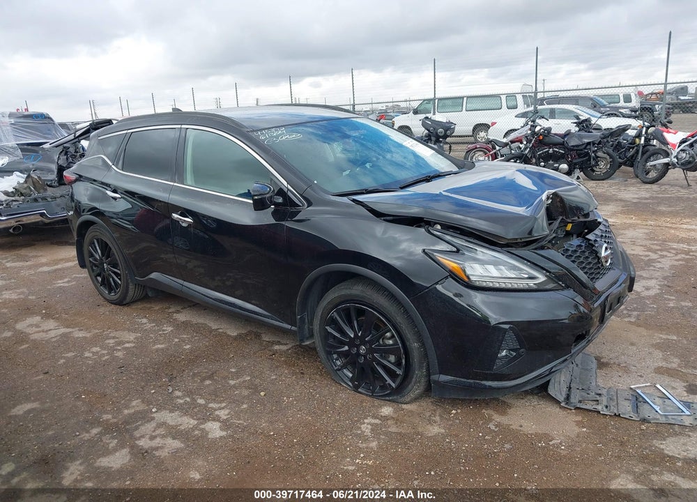 2022 NISSAN MURANO SV FWD VIN: 5N1AZ2BJ6NC124609