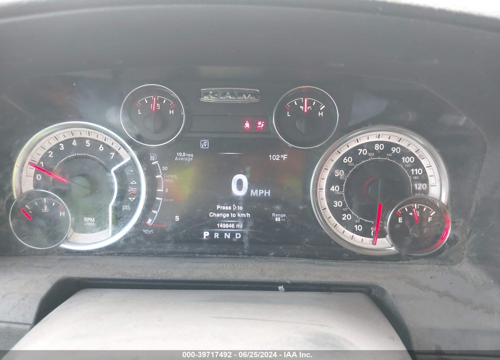 2013 RAM 1500 SPORT VIN: 1C6RR7MT3DS552278