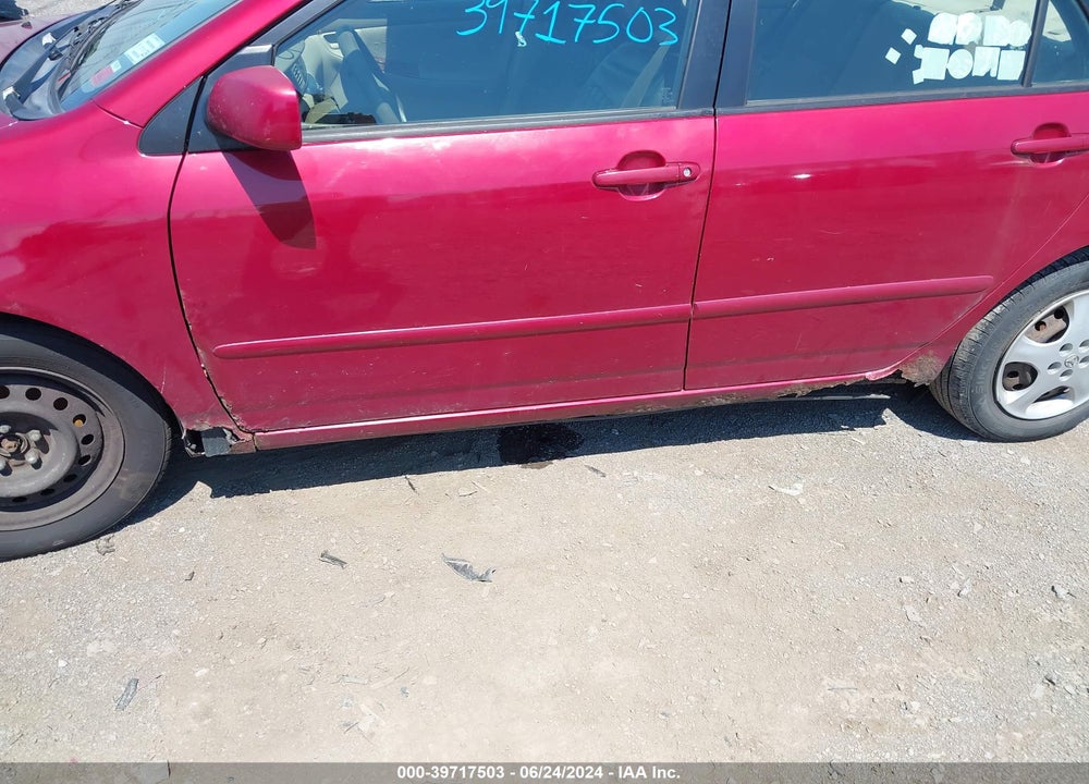 2006 TOYOTA COROLLA LE VIN: JTDBR32E660061354