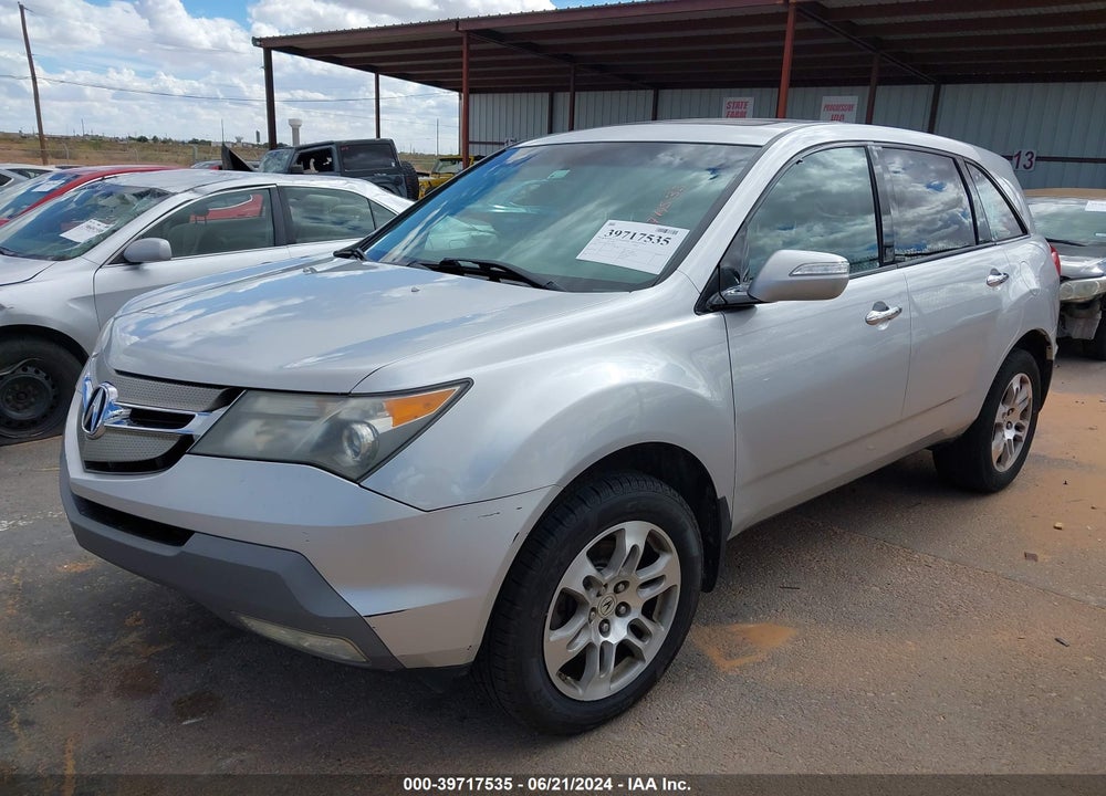 2007 ACURA MDX TECHNOLOGY PACKAGE VIN: 2HNYD28307H533046