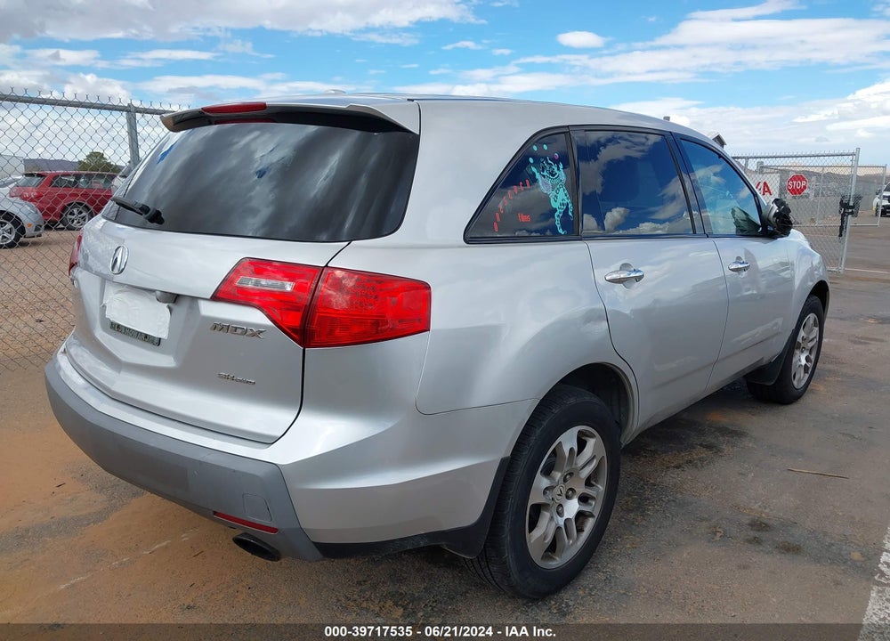 2007 ACURA MDX TECHNOLOGY PACKAGE VIN: 2HNYD28307H533046