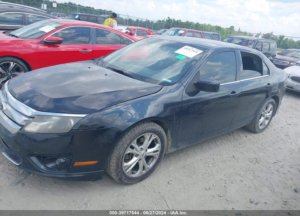 2012 FORD FUSION SE VIN: 3FAHP0HG1CR418254