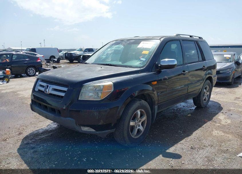 2006 HONDA PILOT EX-L VIN: 5FNYF28676B039510