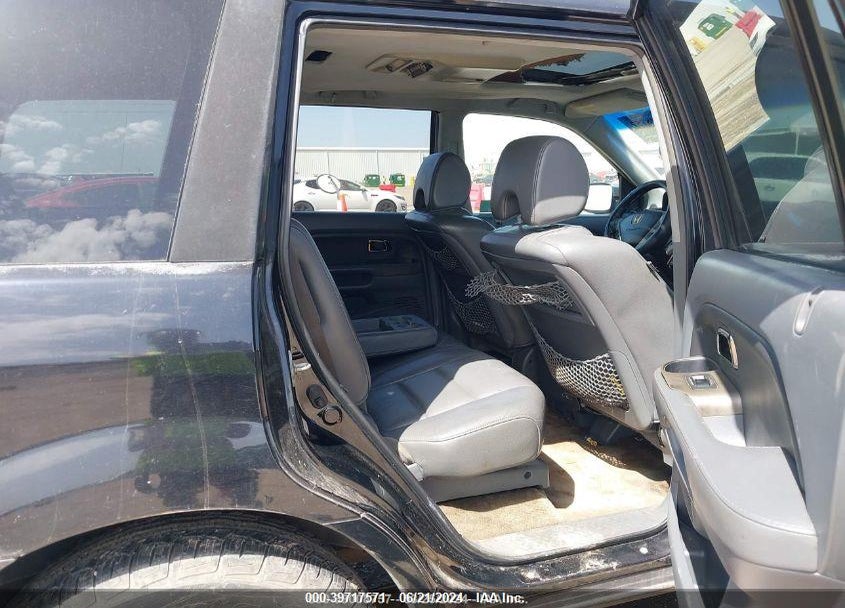 2006 HONDA PILOT EX-L VIN: 5FNYF28676B039510