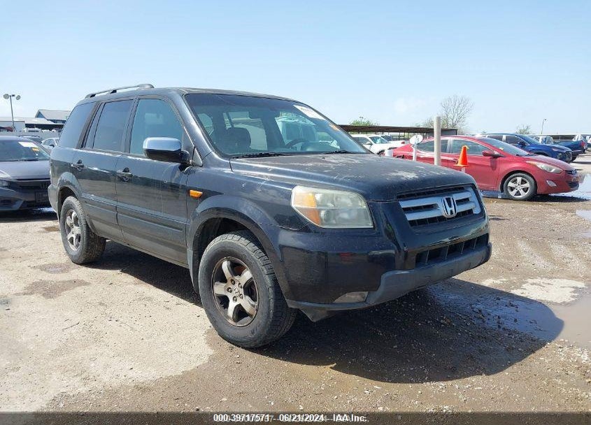 2006 HONDA PILOT EX-L VIN: 5FNYF28676B039510