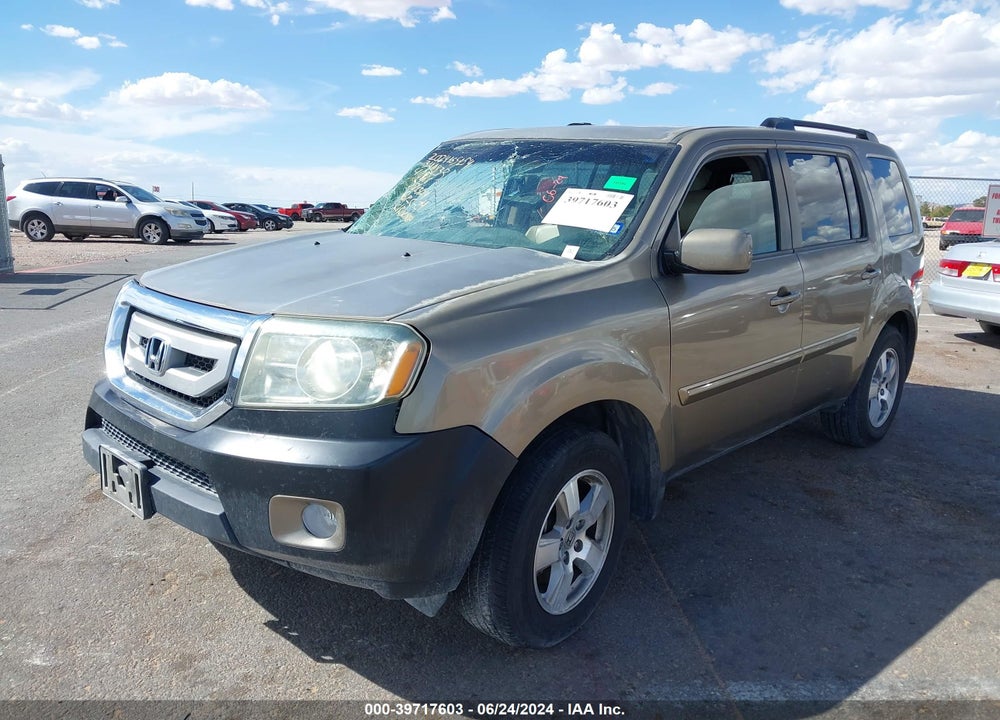 2011 HONDA PILOT EX-L VIN: 5FNYF4H52BB053330
