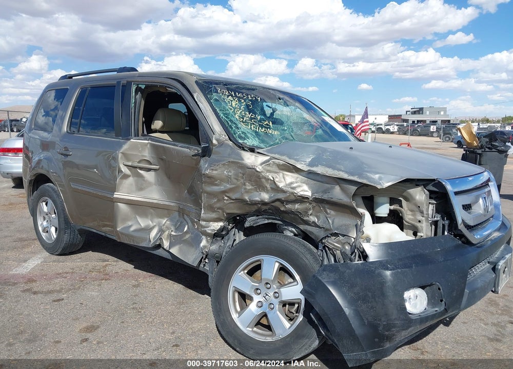 2011 HONDA PILOT EX-L VIN: 5FNYF4H52BB053330