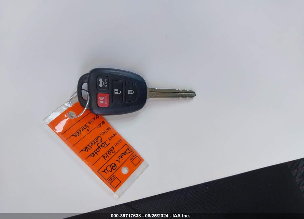 2014 TOYOTA COROLLA LE VIN: 5YFBURHE7EP053826