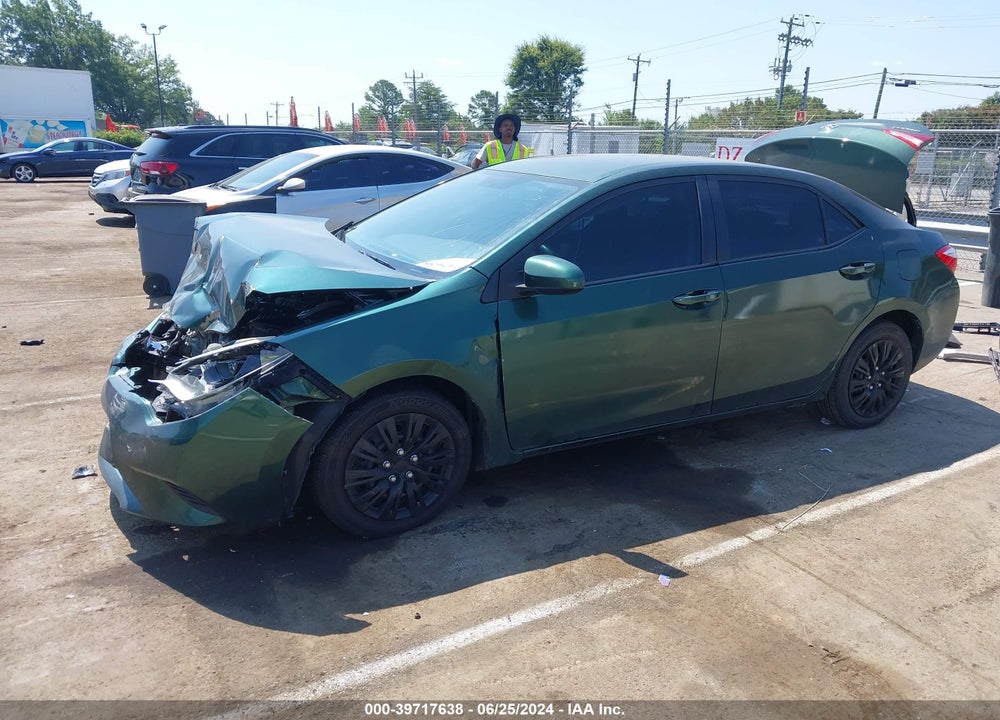2014 TOYOTA COROLLA LE VIN: 5YFBURHE7EP053826