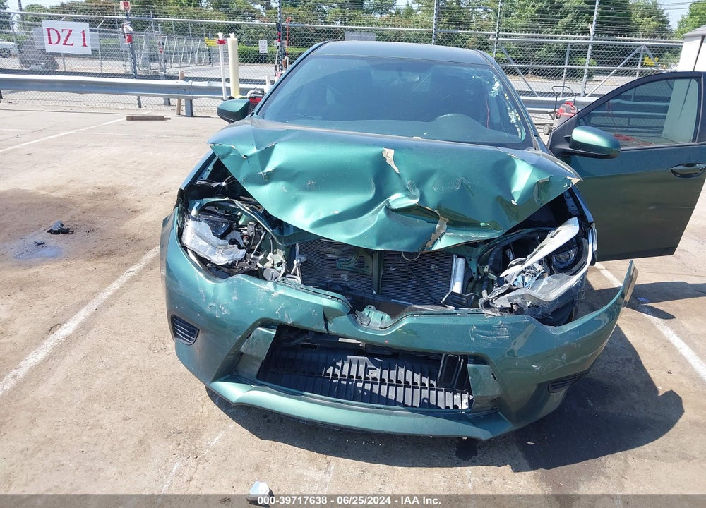 2014 TOYOTA COROLLA LE VIN: 5YFBURHE7EP053826