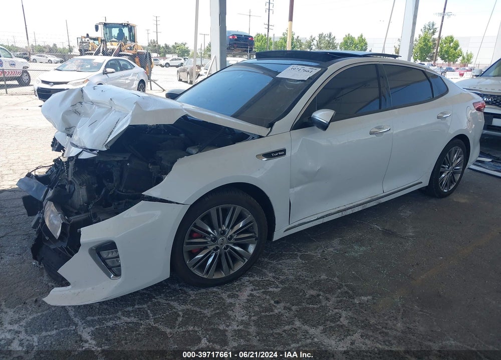 2018 KIA OPTIMA SX TURBO VIN: 5XXGV4L28JG248131