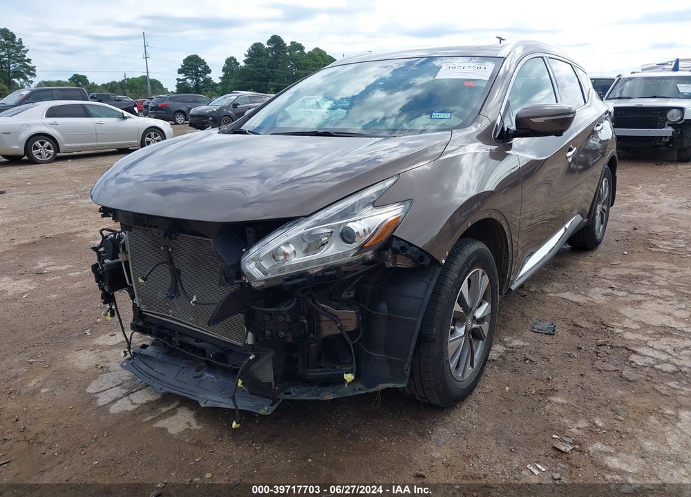 2015 NISSAN MURANO SL VIN: 5N1AZ2MG2FN218039