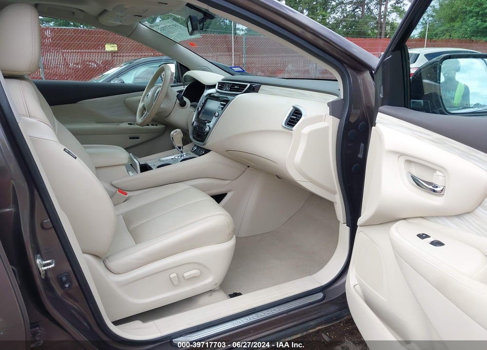 2015 NISSAN MURANO SL VIN: 5N1AZ2MG2FN218039