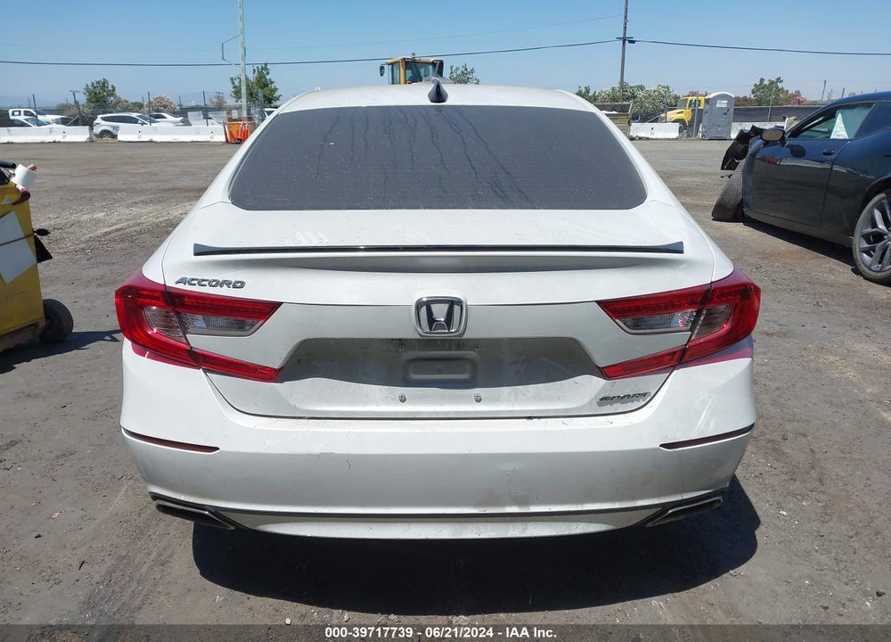 2021 HONDA ACCORD SPORT VIN: 1HGCV1F38MA043363