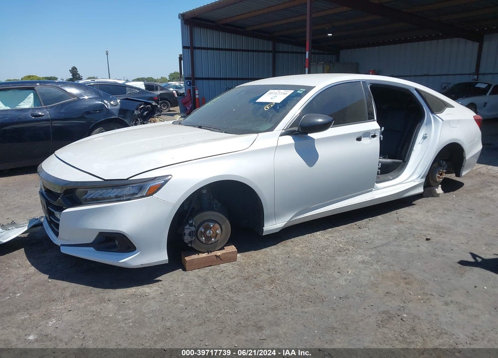 2021 HONDA ACCORD SPORT VIN: 1HGCV1F38MA043363