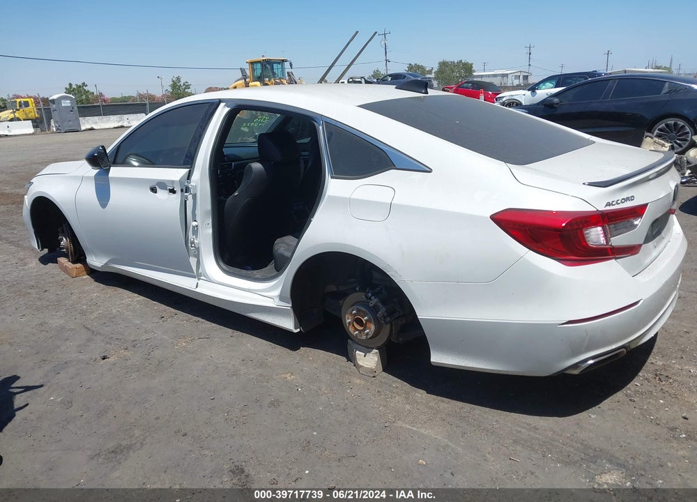 2021 HONDA ACCORD SPORT VIN: 1HGCV1F38MA043363