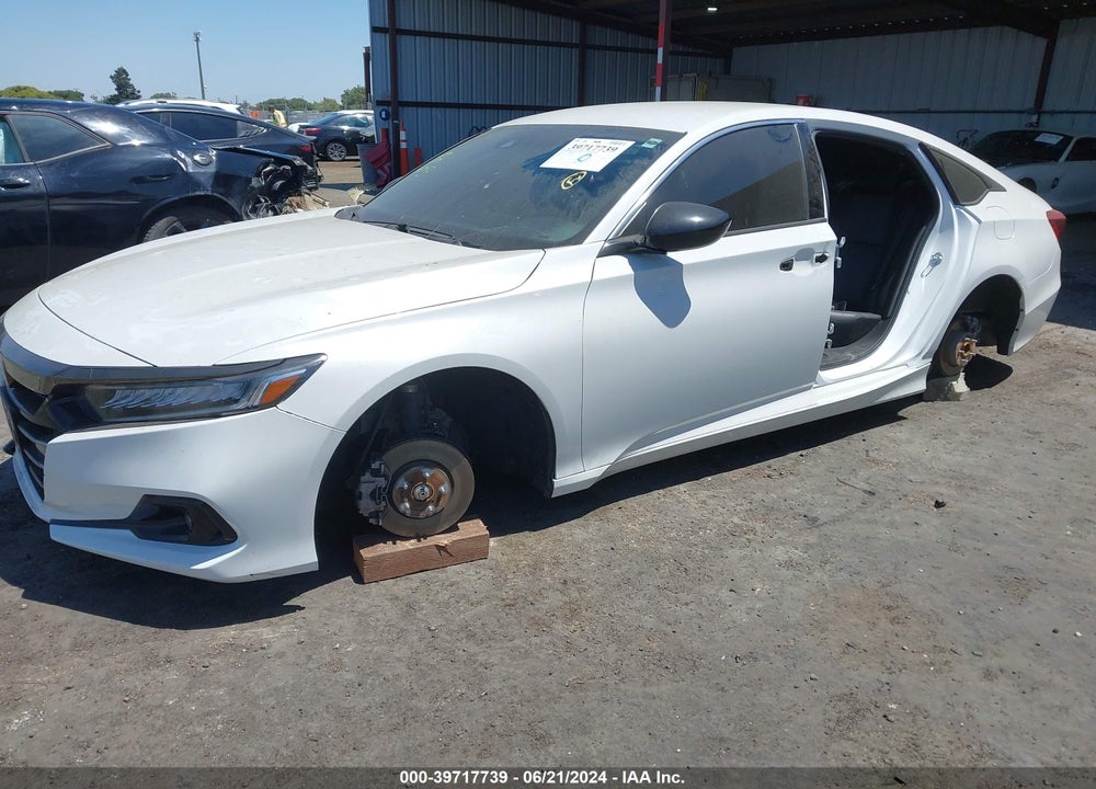 2021 HONDA ACCORD SPORT VIN: 1HGCV1F38MA043363