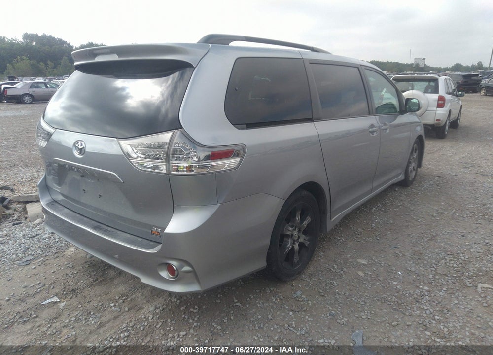 2012 TOYOTA SIENNA SE 8 PASSENGER VIN: 5TDXK3DC4CS238420