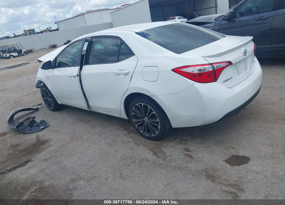 2015 TOYOTA COROLLA S PLUS VIN: 5YFBURHE5FP354371