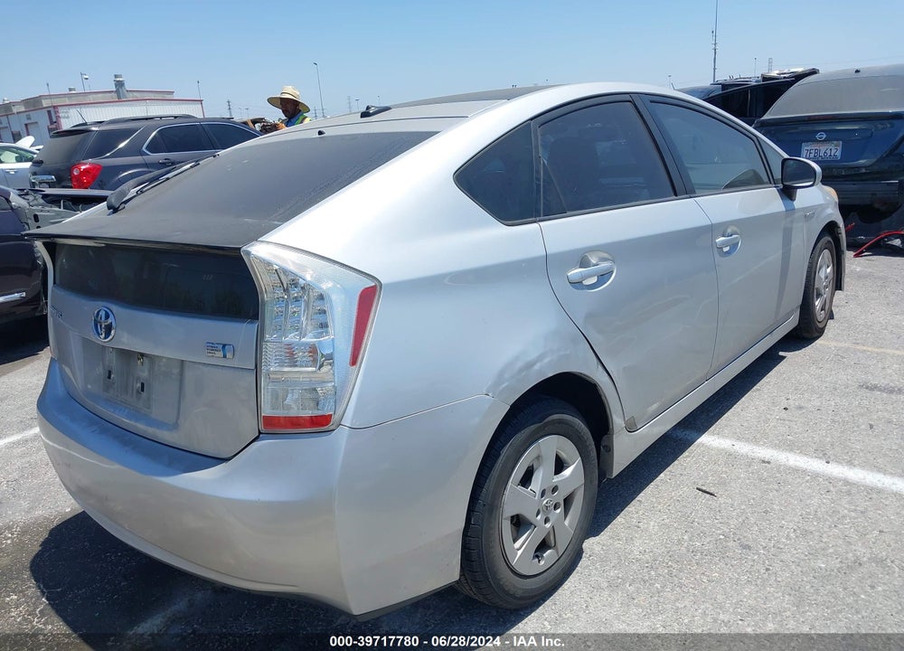 2010 TOYOTA PRIUS IV VIN: JTDKN3DU9A0105985