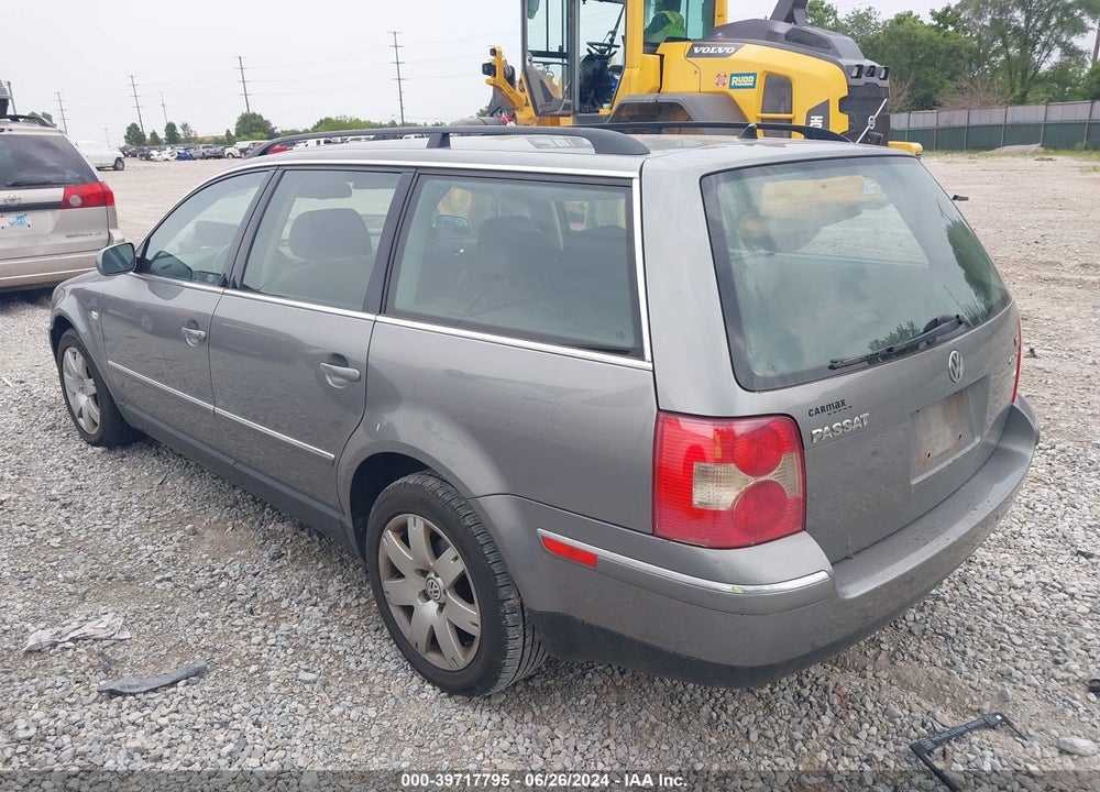 2003 VOLKSWAGEN PASSAT GLX VIN: WVWYH63B93E063388