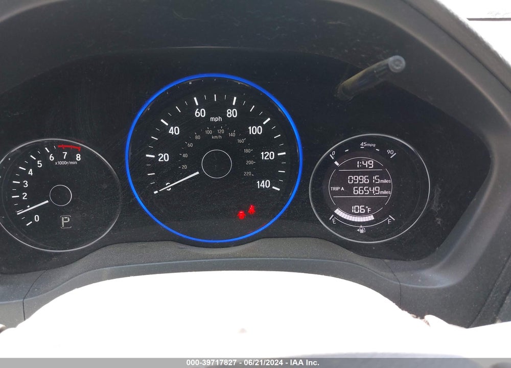2017 HONDA HR-V EX VIN: 3CZRU5H50HM714688