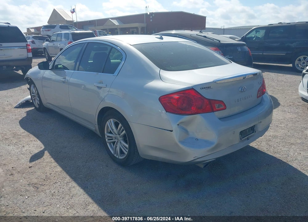 2013 INFINITI G37 JOURNEY VIN: JN1CV6APXDM306363