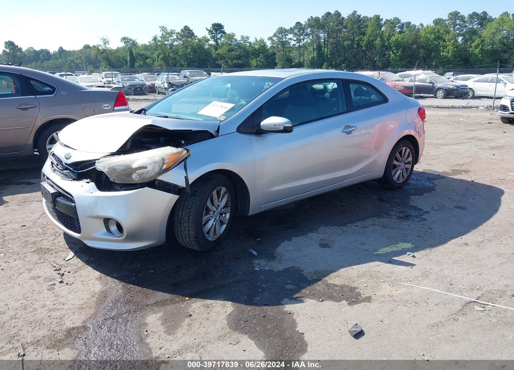 2014 KIA FORTE KOUP EX VIN: KNAFX6A87E5222667