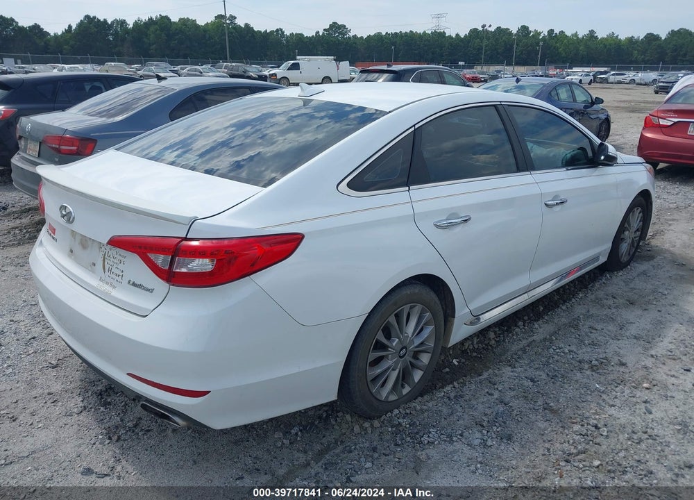 2015 HYUNDAI SONATA LIMITED VIN: 5NPE34AF1FH011009