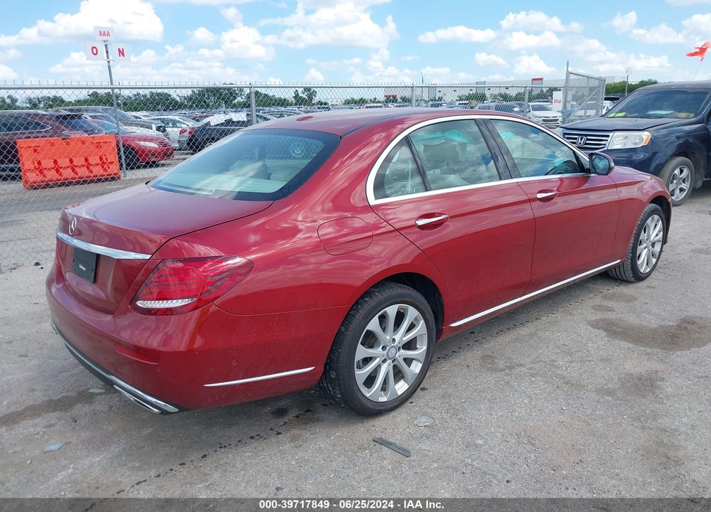 2017 MERCEDES-BENZ E 300 VIN: WDDZF4JB8HA179381