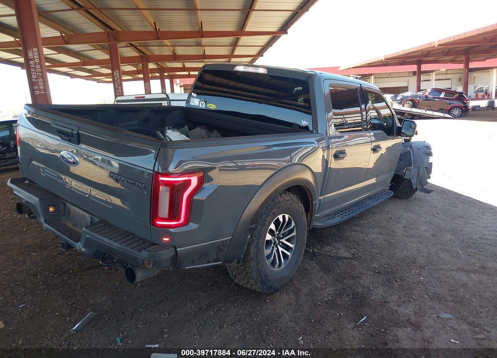2020 FORD F-150 RAPTOR VIN: 1FTFW1RG0LFC06502