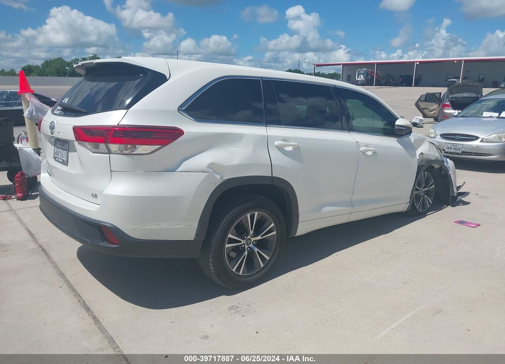 2017 TOYOTA HIGHLANDER LE PLUS VIN: 5TDZZRFH0HS194374