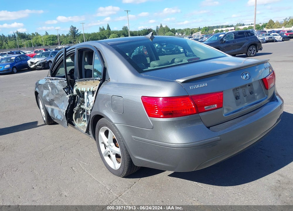 2009 HYUNDAI SONATA SE VIN: 5NPEU46C89H510969