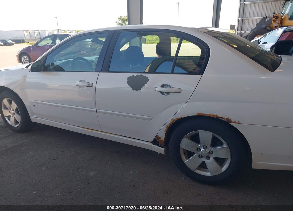 2007 CHEVROLET MALIBU LT VIN: 1G1ZT58N37F132486