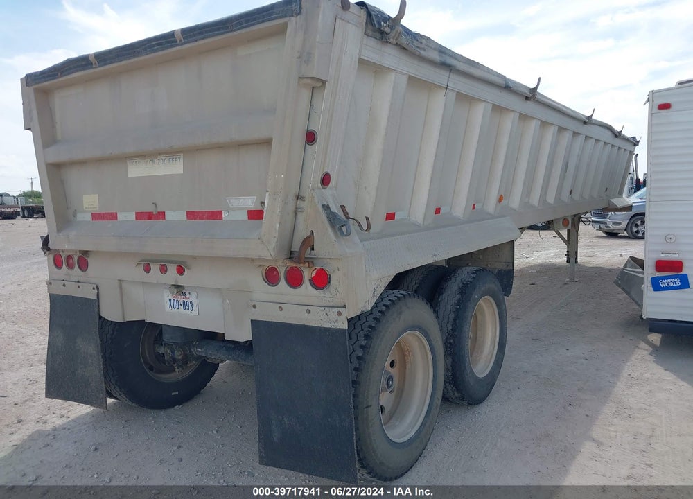 2003 TRAVIS BODY & TRAILER END DUMP VIN: 48X1F372231002245