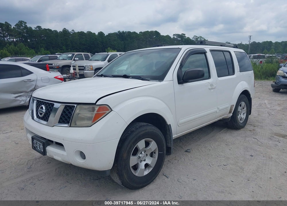 2007 NISSAN PATHFINDER S VIN: 5N1AR18WX7C641475