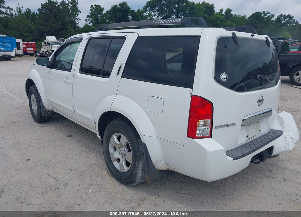 2007 NISSAN PATHFINDER S VIN: 5N1AR18WX7C641475