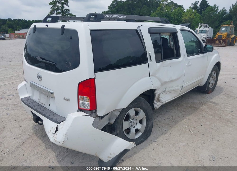 2007 NISSAN PATHFINDER S VIN: 5N1AR18WX7C641475