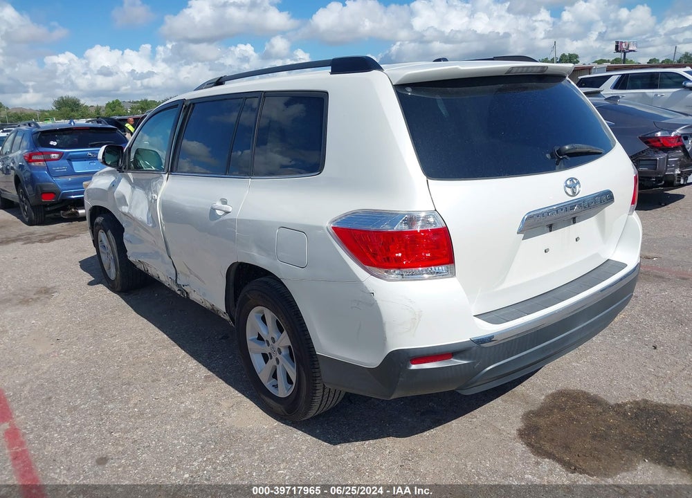 2012 TOYOTA HIGHLANDER SE V6 VIN: 5TDZK3EH7CS057377