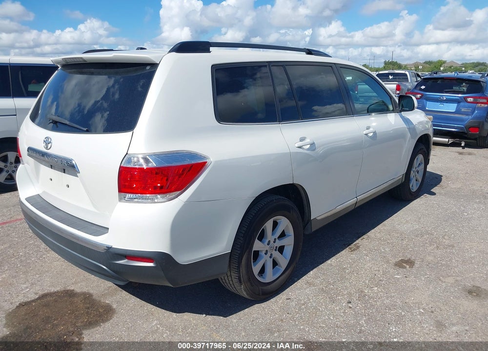 2012 TOYOTA HIGHLANDER SE V6 VIN: 5TDZK3EH7CS057377
