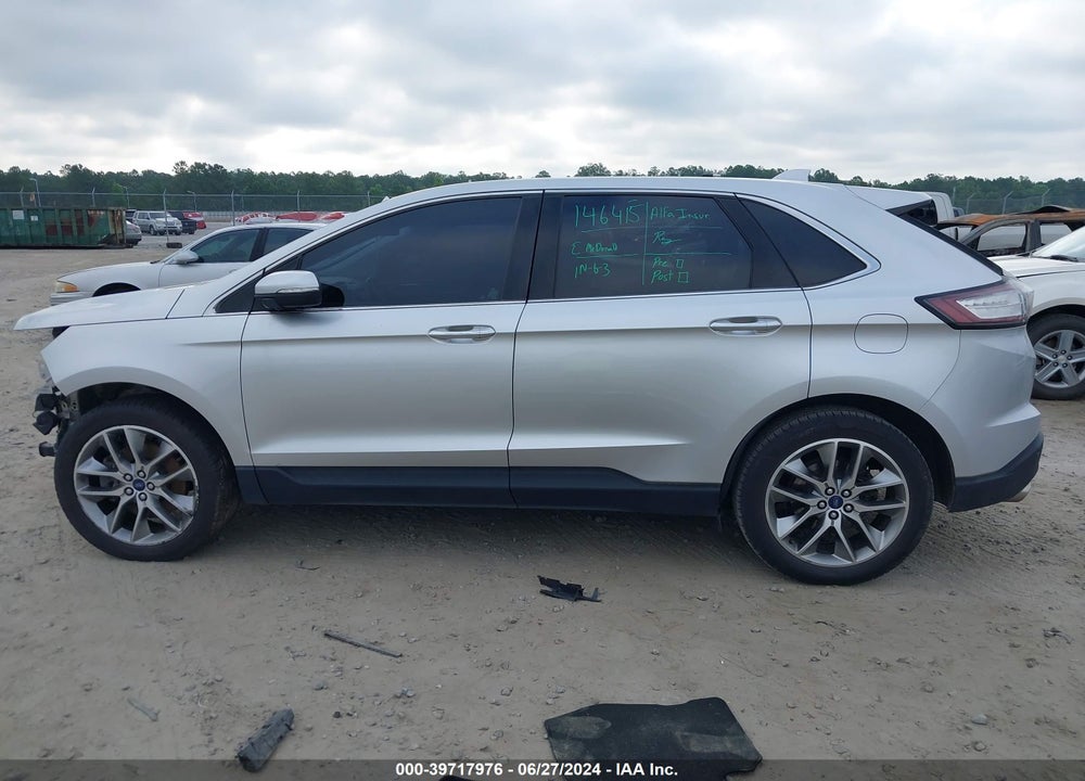 2017 FORD EDGE TITANIUM VIN: 2FMPK3K85HBB40595