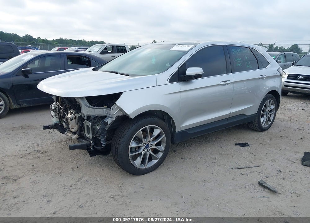 2017 FORD EDGE TITANIUM VIN: 2FMPK3K85HBB40595