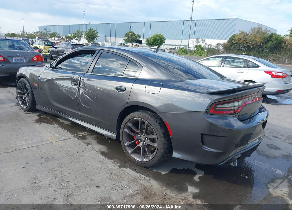 2022 DODGE CHARGER SCAT PACK VIN: 2C3CDXGJ4NH249465