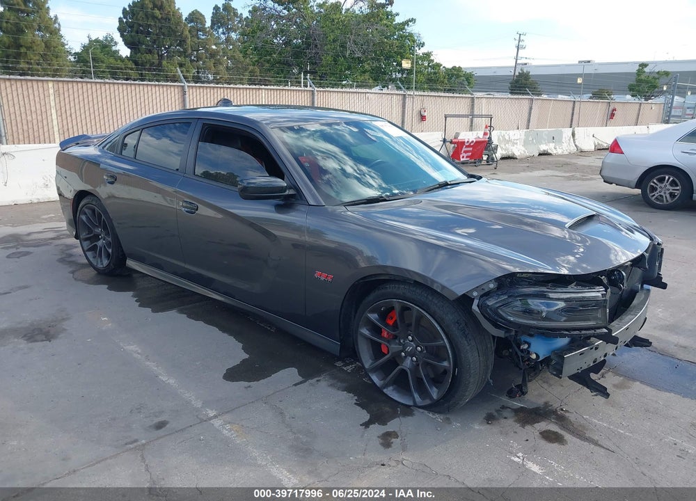 2022 DODGE CHARGER SCAT PACK VIN: 2C3CDXGJ4NH249465