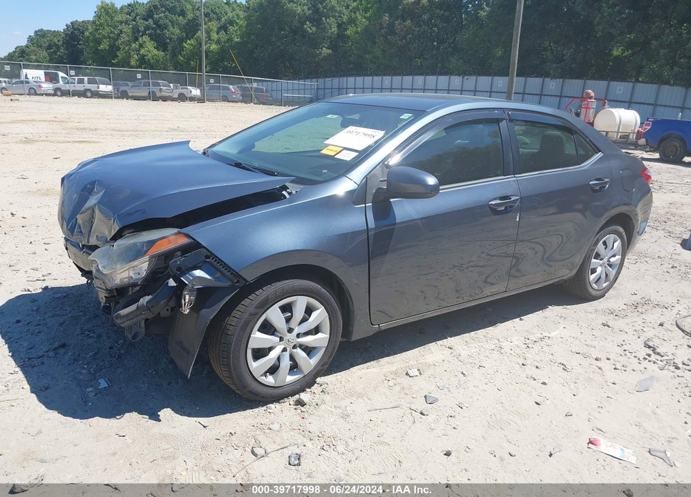 2015 TOYOTA COROLLA LE VIN: 2T1BURHE2FC454248