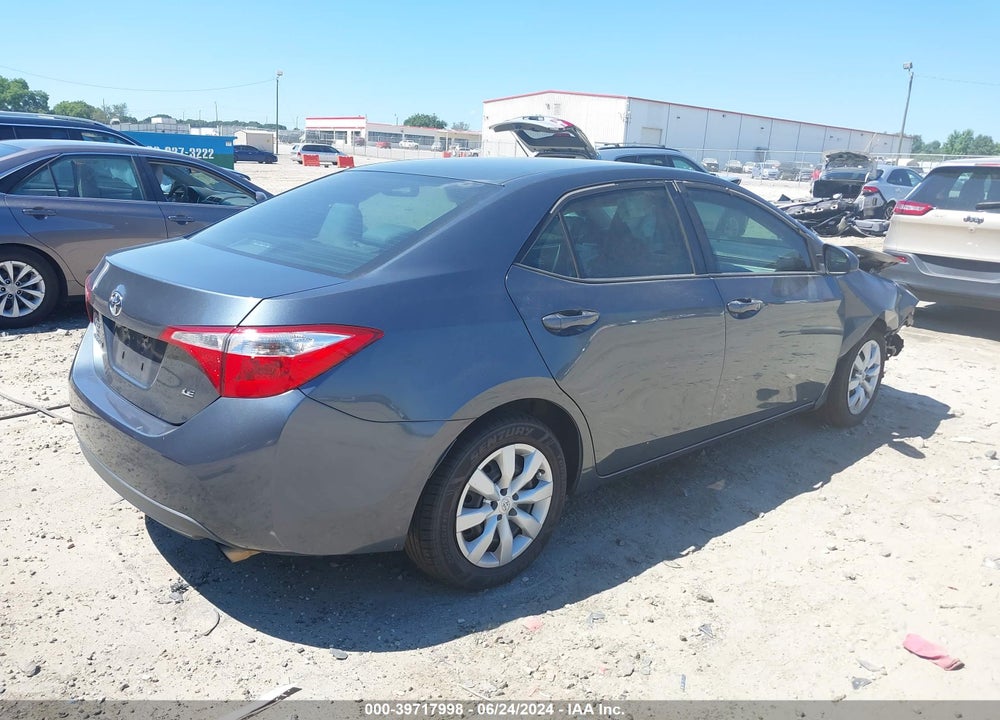 2015 TOYOTA COROLLA LE VIN: 2T1BURHE2FC454248