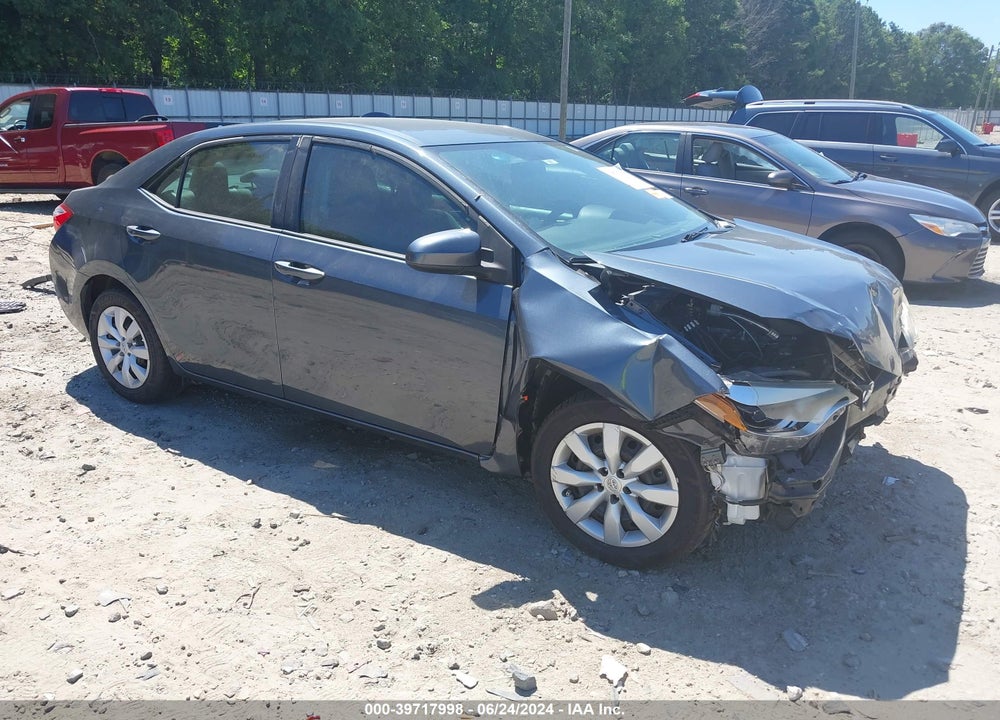 2015 TOYOTA COROLLA LE VIN: 2T1BURHE2FC454248