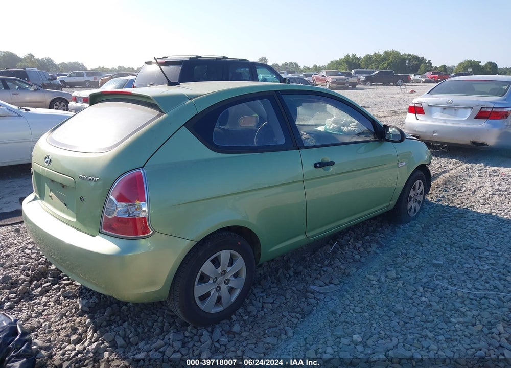 2009 HYUNDAI ACCENT VIN: KMHCM36C79U134476